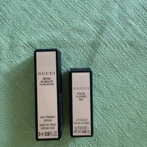 NEW Gucci Silk Priming Serum and Lip Colour Set